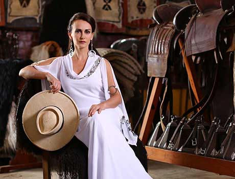 Claudia Bertolero, Peruvian designer, shines in global runways with elegant collections