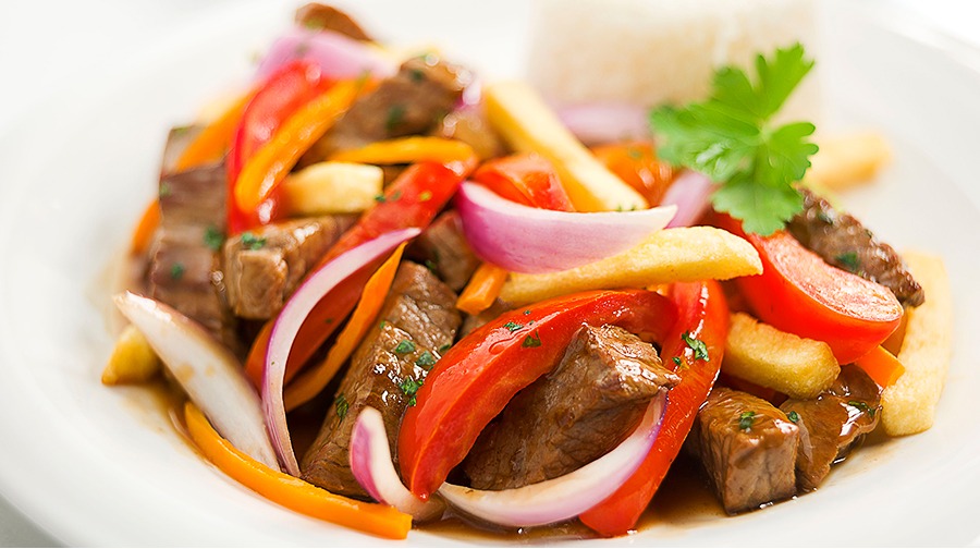 This dish is a result of the meeting of the Inca, Asian and European cultures.