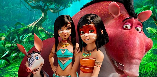 Ainbo y sus amigos buscan salvar a la Amazonía en una aventura animada para toda la familia.