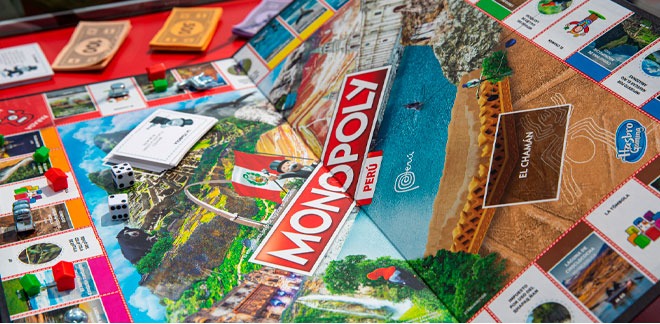 Monopoly, el clásico juego de mesa, celebra la peruanidad.