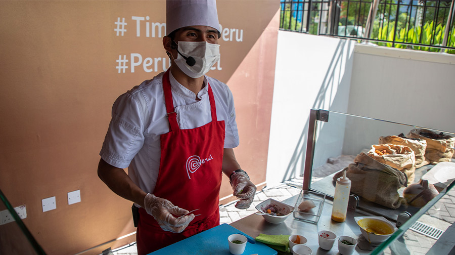 Expo Perú Dubái: visitantes del Pabellón Perú deslumbrados por nuestra gastronomía y cultura