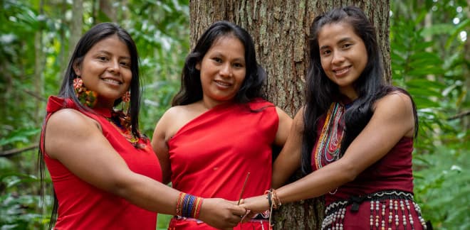 Awajún women protect nature