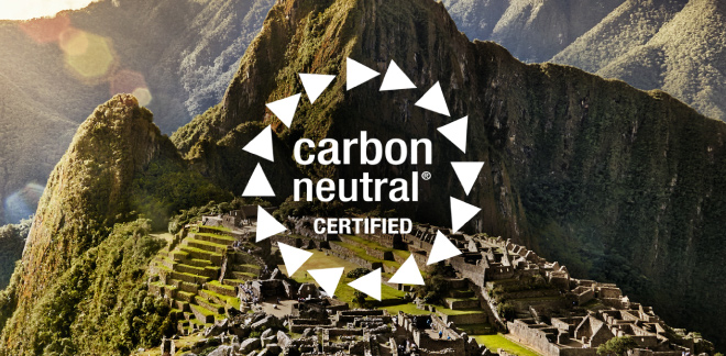 Machu Picchu único destino Carbono Neutral
