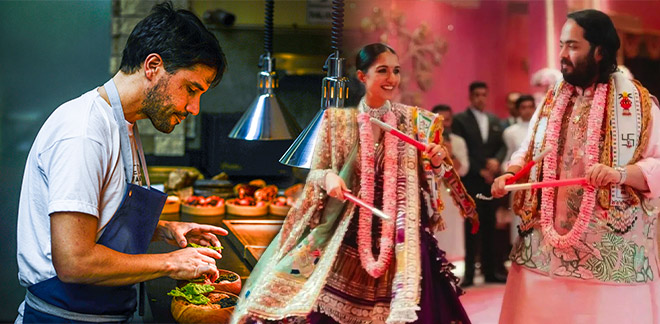 Chef Virgilio Martinez impresses at wedding of the year with Peruvian feast