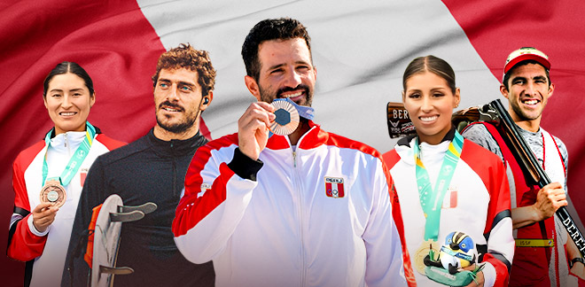 La medalla y diplomas olímpicos obtenidos por Perú en los Juegos Olímpicos París 2024