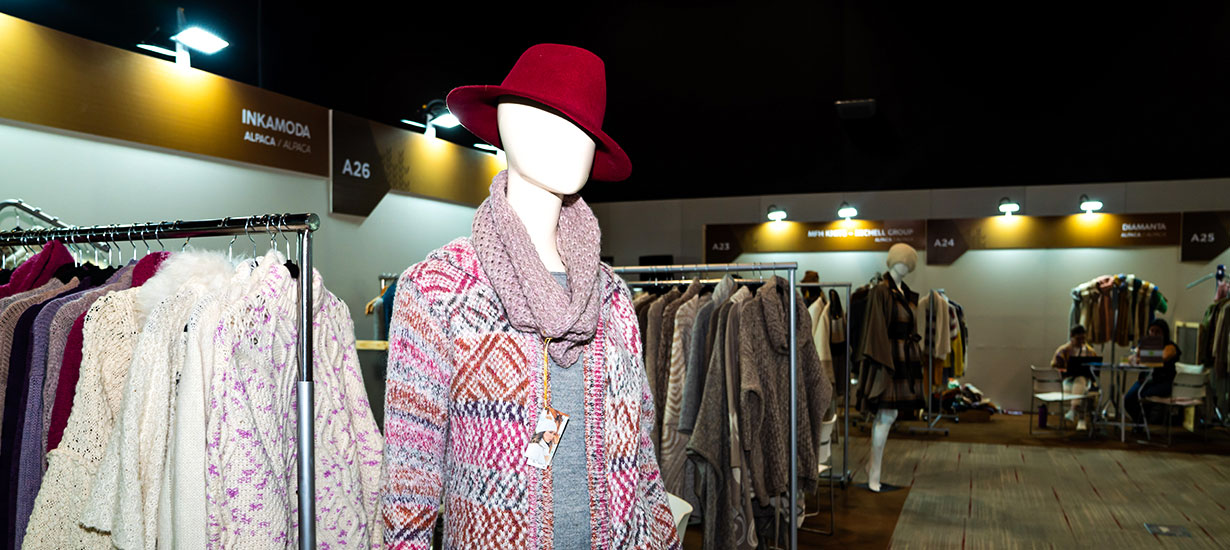 Peruvian alpaca garments featured at Japan Fair