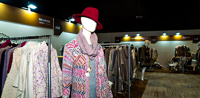 Peruvian alpaca garments featured at Japan Fair