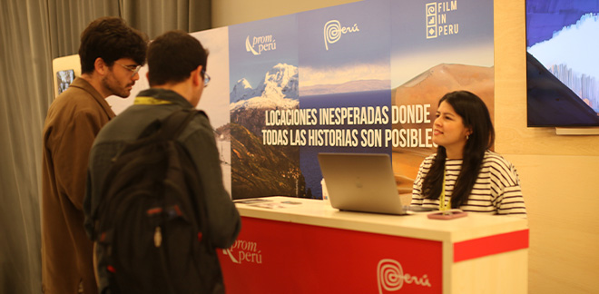 Módulo de Perú en el Festival de Málaga