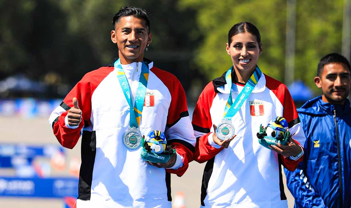 La medalla y diplomas olímpicos obtenidos por Perú en los Juegos Olímpicos París 2024