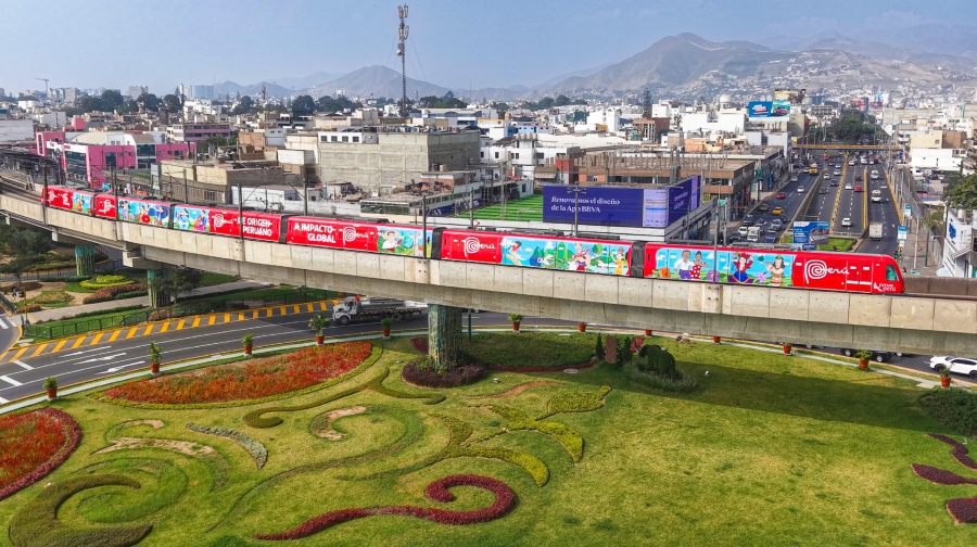 Foto: PROMPERÚ / Línea 1 del Metro de Lima