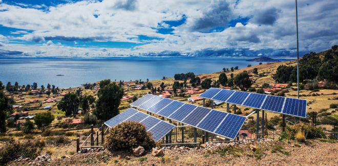 solar panels in peru