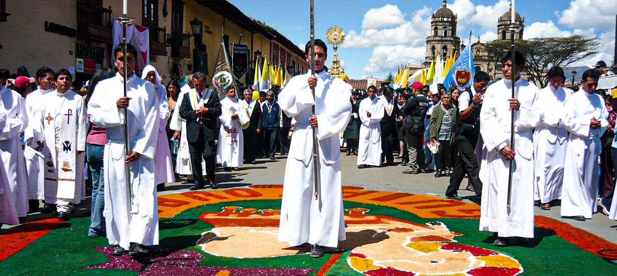 Alfombras de flores